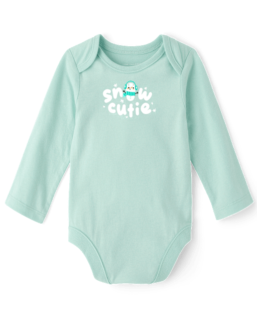 Baby Snow Cutie Graphic Bodysuit