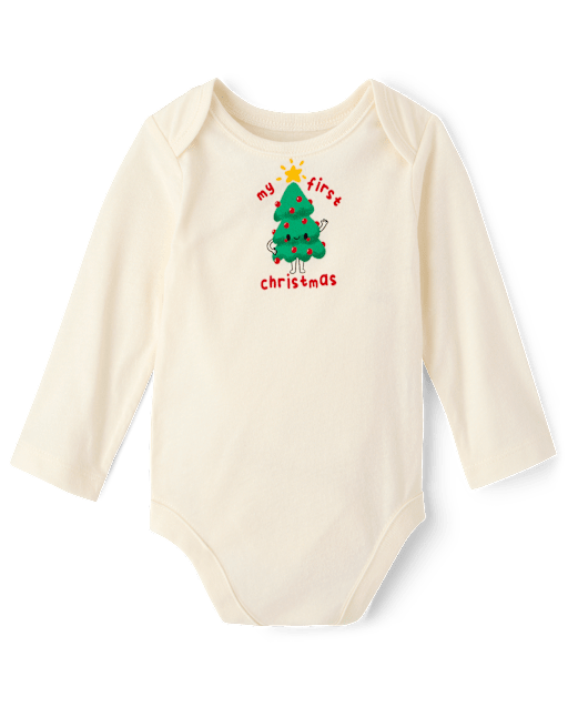 Baby My First Christmas Graphic Bodysuit
