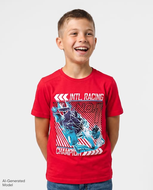 Boys Racecar Graphic Tee