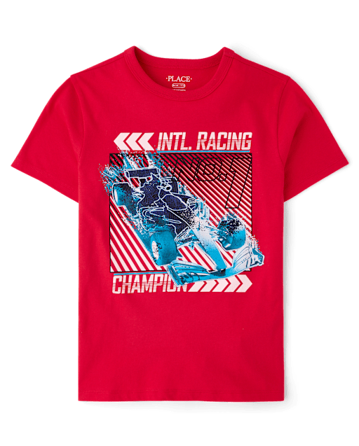 Boys Racecar Graphic Tee