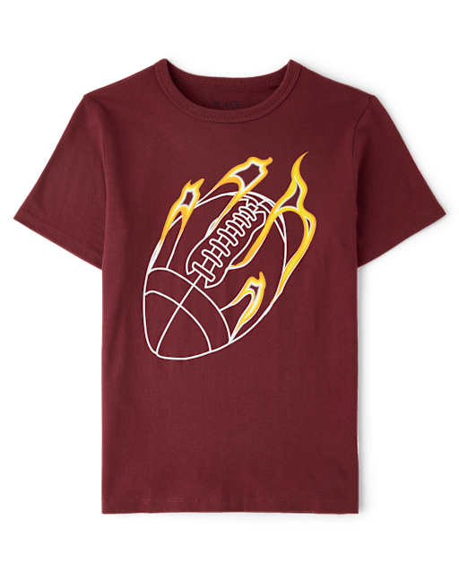 Boys Football Graphic Tee