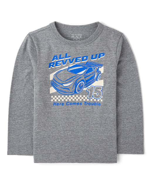 Baby And Toddler Boys Racecar Graphic Tee