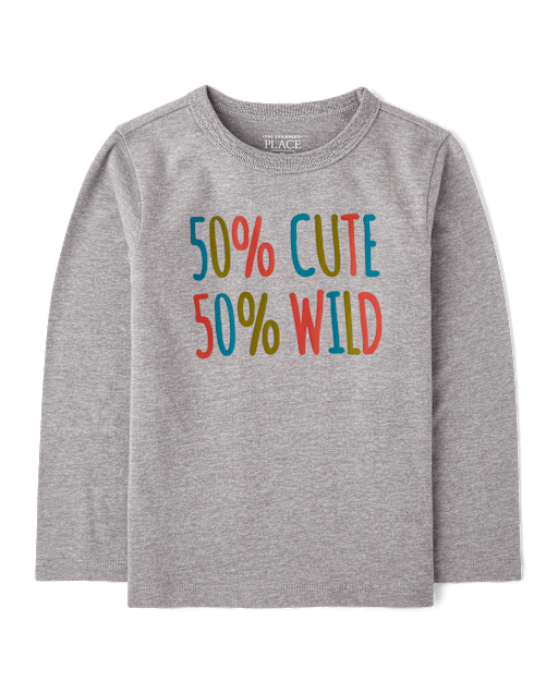 Baby And Toddler Boys Cute Wild Graphic Tee