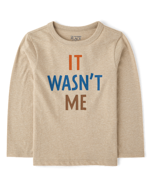 Baby And Toddler Boys Wasn't Me Graphic Tee