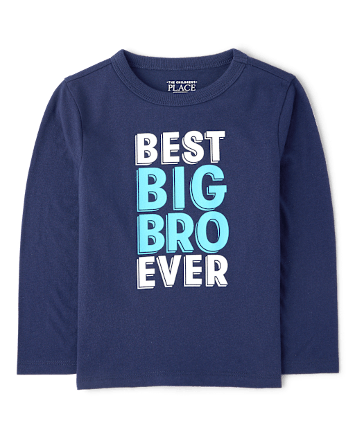 Baby And Toddler Boys Best Big Bro Ever Graphic Tee