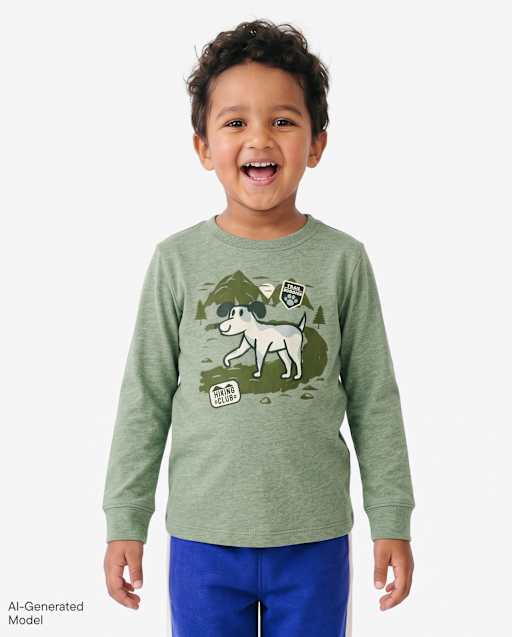 Baby And Toddler Boys Dog Graphic Tee
