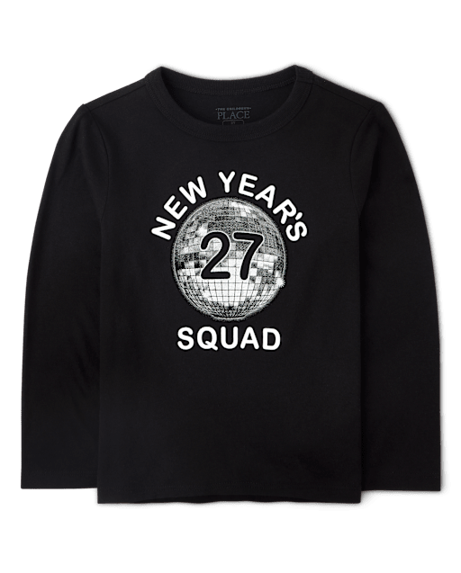 Baby And Toddler New Year's Squad Graphic Tee
