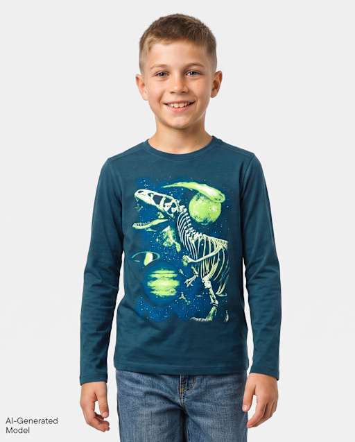 Boys Dino Space Graphic Tee