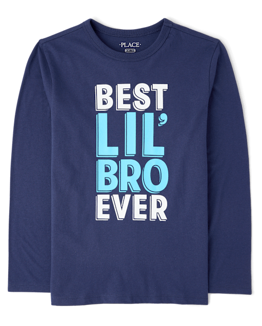 Boys Best Lil' Bro Ever Graphic Tee