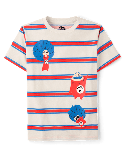 Boys Dr. Seuss Cat In The Hat™ Striped Graphic Tee
