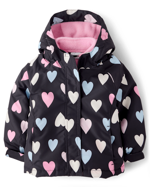 Toddler Girls Heart 3 In 1 Jacket