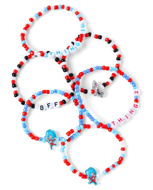 Bracelet de perles Dr. Seuss Chat chapeauté™ pour filles (lot de 6)