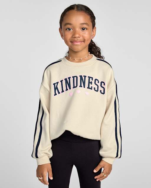 Girls Graphic Premium Fleece Sweatshirt