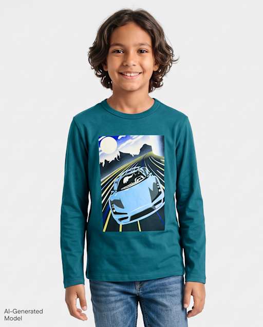 Boys Racecar Graphic Tee