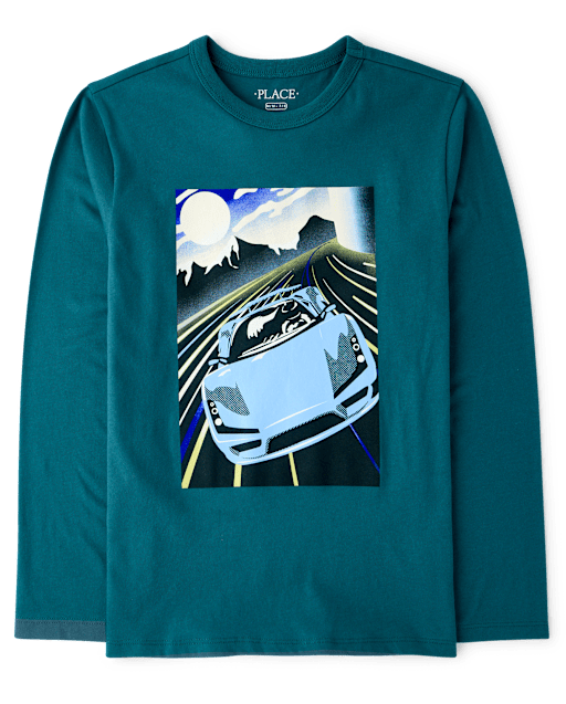 Boys Racecar Graphic Tee