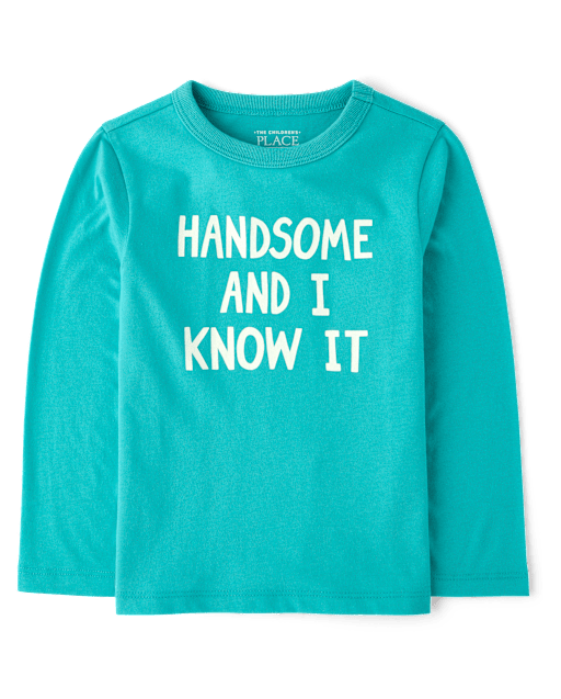 Baby And Toddler Boys Handsome Graphic Tee