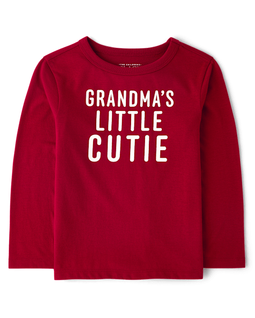 Baby And Toddler Boys Grandma's Cutie Graphic Tee