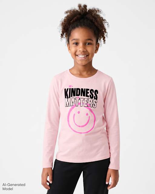 Girls Kindness Matters Graphic Tee