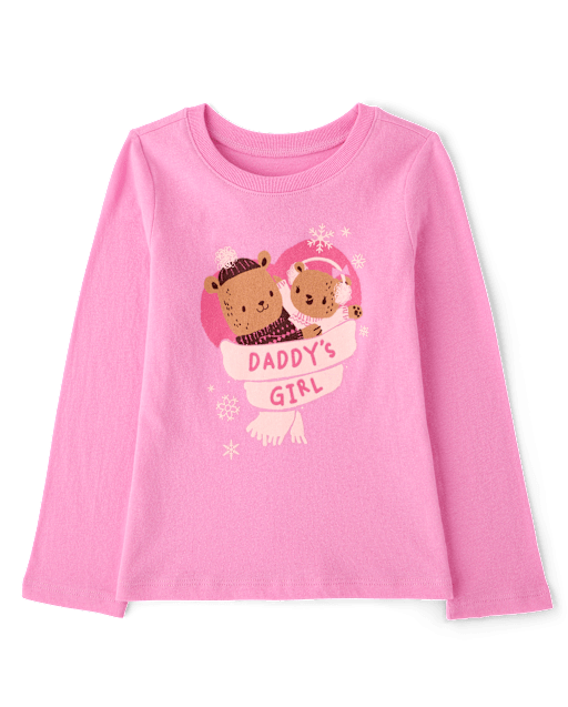 Baby And Toddler Girls Daddy's Girl Graphic Tee
