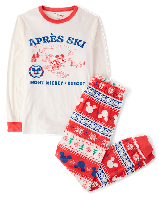 Adult Matching Family Mickey Mouse™ Ski Fleece Pajamas
