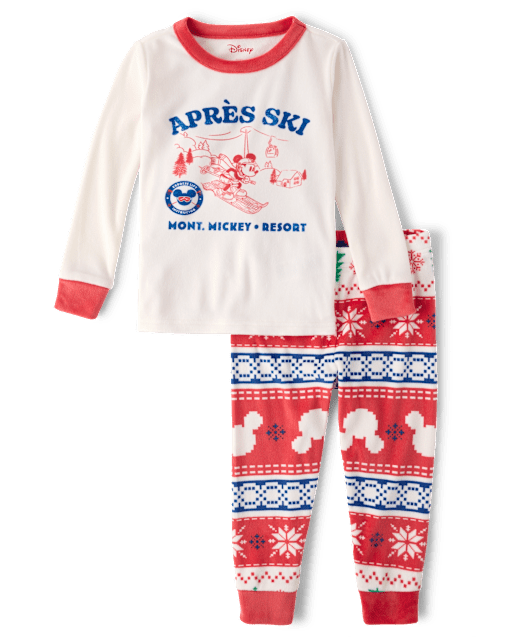 Toddler Matching Family Mickey Mouse™ Ski Fleece Pajamas