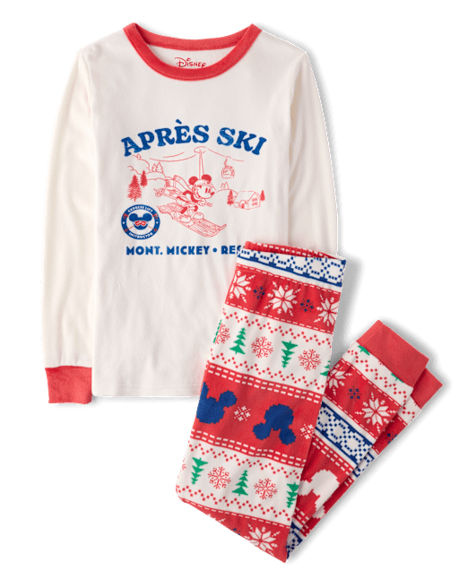 Kids Matching Family Mickey Mouse™ Ski Fleece Pajamas