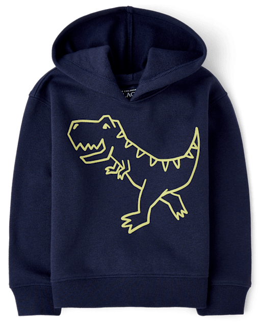 Toddler Boys Dino Premium Fleece Hoodie