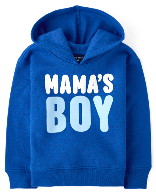 Toddler Boys Mama's Boy Premium Fleece Hoodie