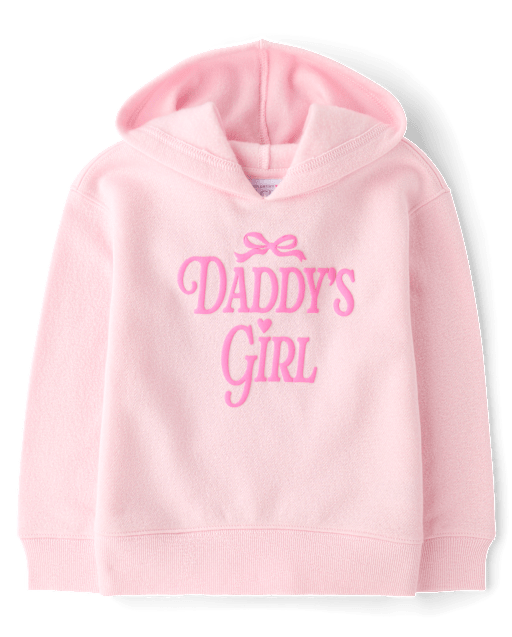 Baby And Toddler Girls Daddy's Girl Premium Fleece Hoodie