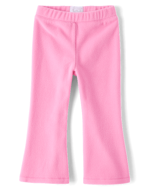 Toddler Girls Microfleece Flare Sweatpants