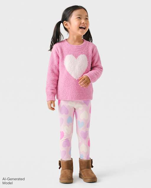 Baby And Toddler Girls Print Leggings