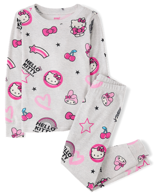 Girls Hello Kitty® And Friends Snug Fit Cotton Pajamas