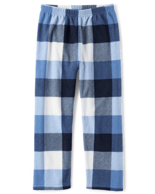 Boys Plaid Dream Fleece Pajama Pants
