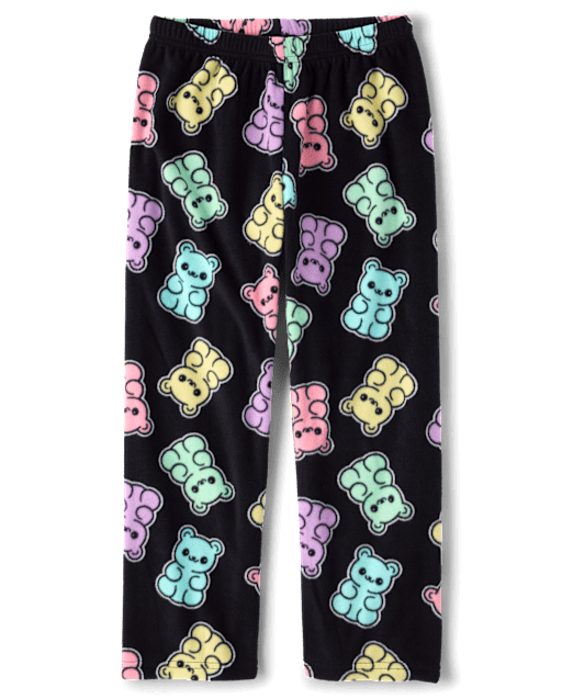 Girls Candy Bear Dream Fleece Pajama Pants