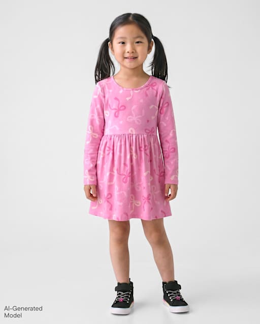 Baby And Toddler Girls Print Everyday Dress