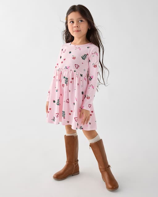 Baby And Toddler Girls Print Everyday Dress