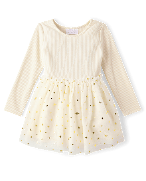 Toddler Girls Glitter Tutu Dress