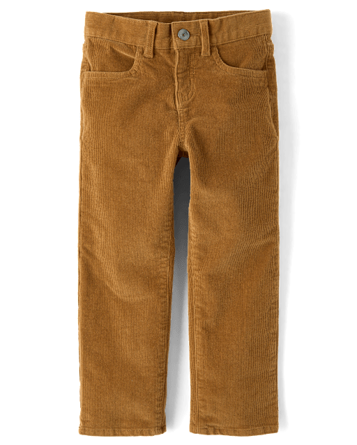 Boys Corduroy Straight Pants