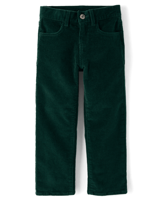 Boys Corduroy Straight Pants