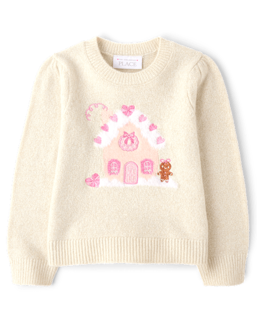 Toddler Girls Intarsia Sweater