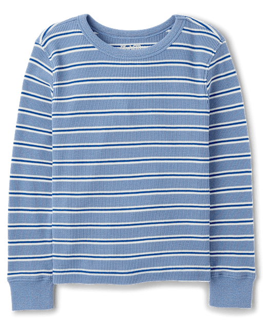 Boys Striped Thermal Top