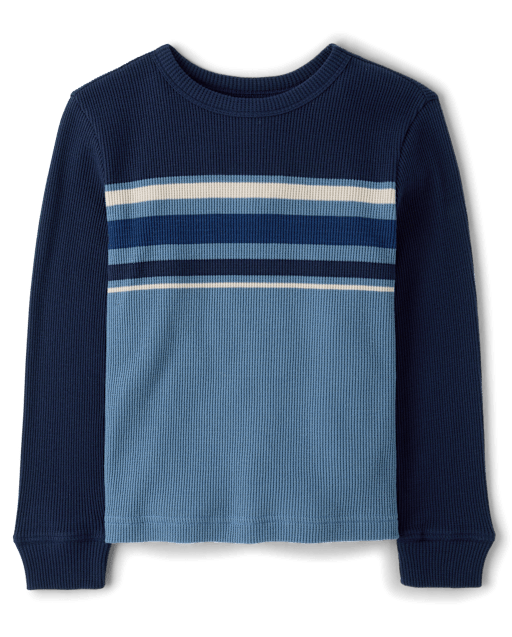 Boys Colorblock Thermal Top