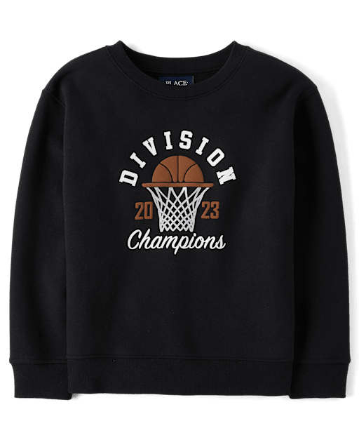 Boys Embellished Premium Fleece Sweatshirt