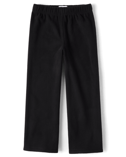 Girls Microfleece Wide Leg Sweatpants