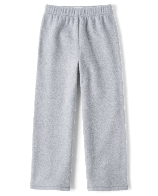 Girls Microfleece Wide Leg Sweatpants