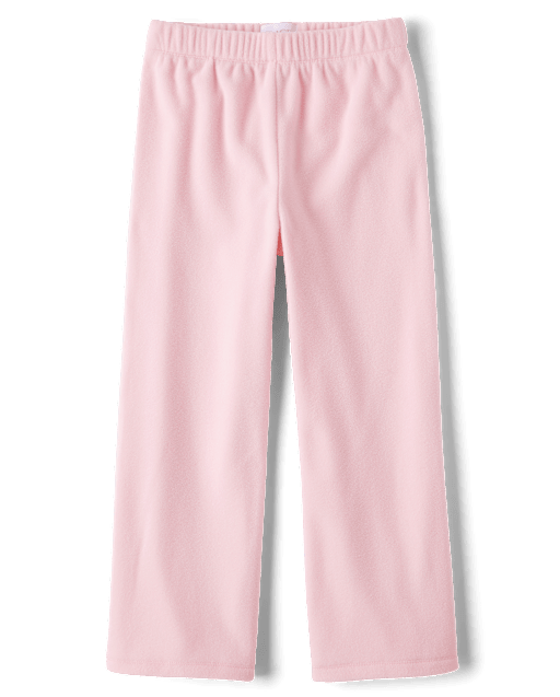 Girls Microfleece Wide Leg Sweatpants