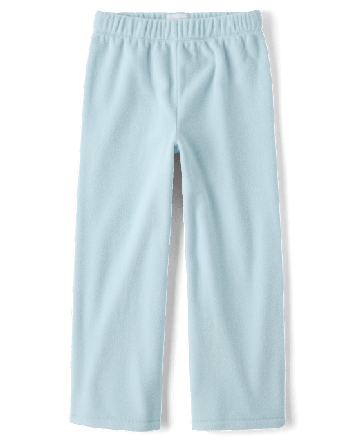 Girls Microfleece Wide Leg Sweatpants