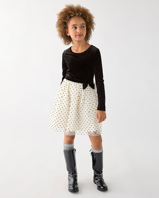 Girls Polka Dot Tutu Dress