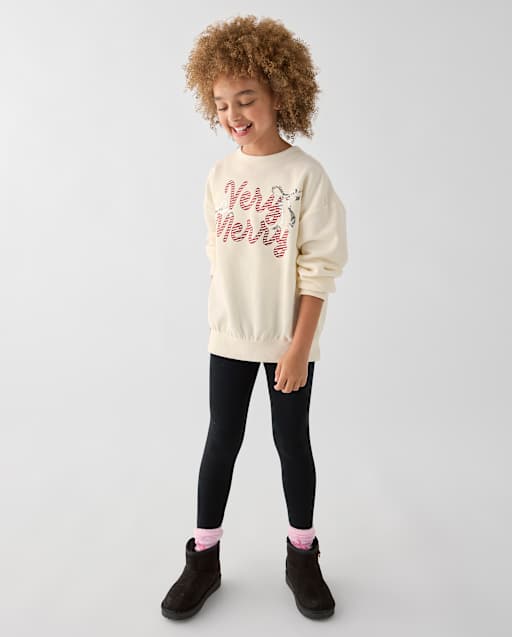 Girls Winter Warm Leggings