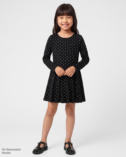 Girls Print Everyday Dress
